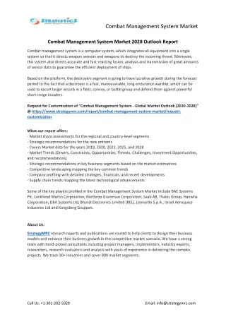 combat management system market