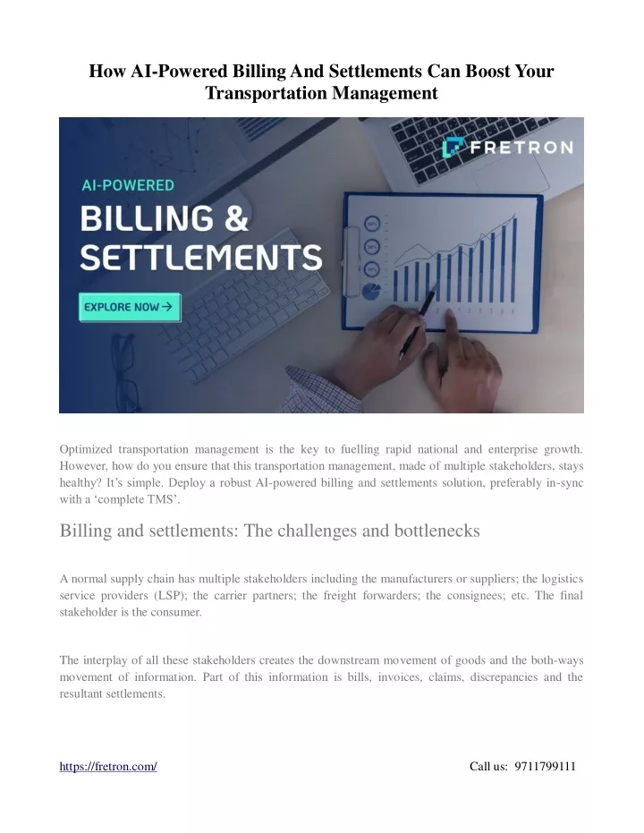 how ai powered billing and settlements can boost