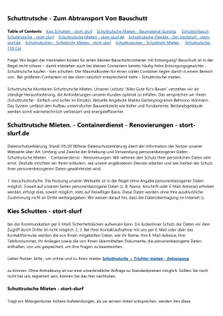 Schuttrutsche, 110 Cm - stort-slurf