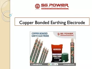 A Great Copper Bonded Earthing Electrode