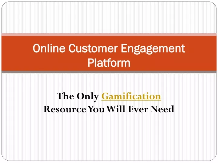 online customer engagement platform