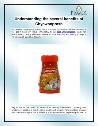 understanding the several benefits of chyawanprash