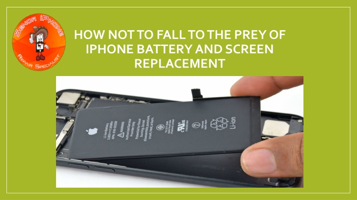 how not to fall to the prey of iphone battery and screen replacement