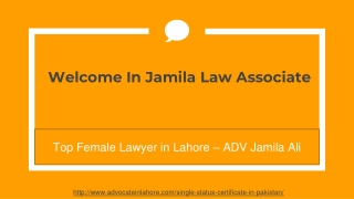 Let Know Cost of Marital & Single Status Certificate in Pakistan By Lawyer Consultancy