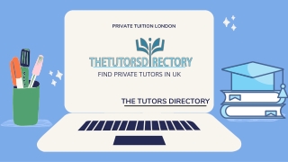 Private Tutor London