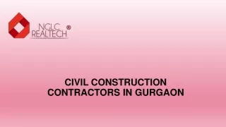 civil construction contractors in gurgaon