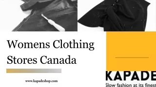 Womens Clothing Stores in Canada at Affordable price