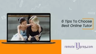 6 Tips To Choose Best Online Tutor