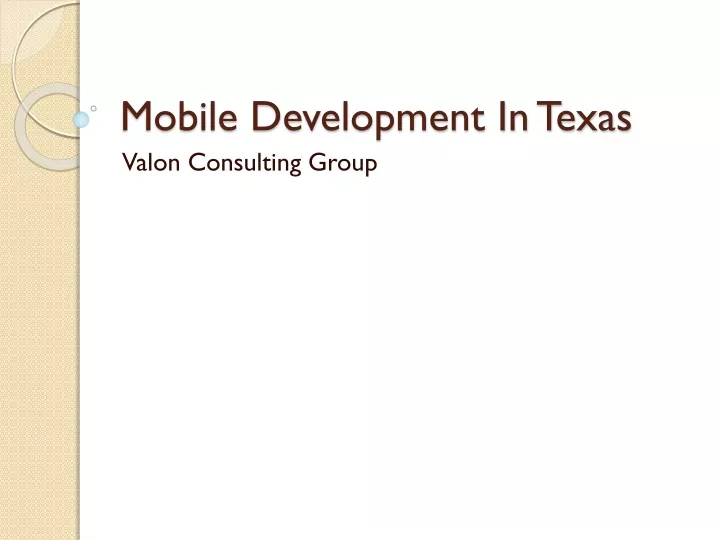 mobile development in texas