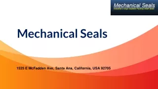 mechanical seals
