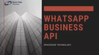 WHATSAPP BUSINESS API