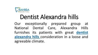 Dentist Alexandra hills