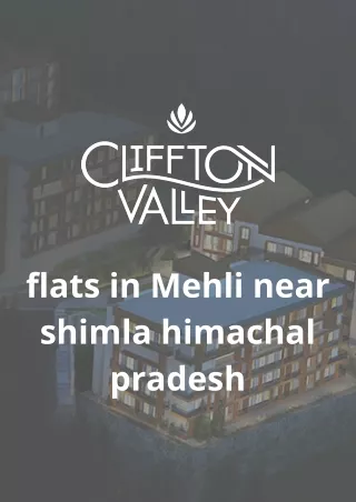 flats in Mehli near shimla himachal pradesh