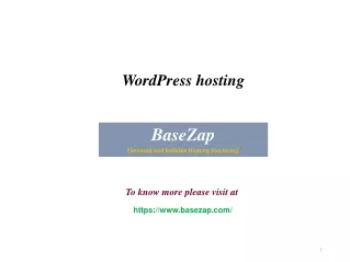Which WordPress hosting is the best and cheapest?