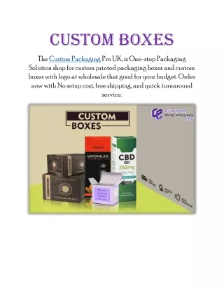 custom boxes