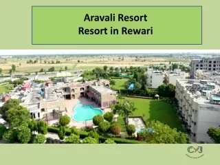 Aravali Resort Rewari | Resorts Near Delhi