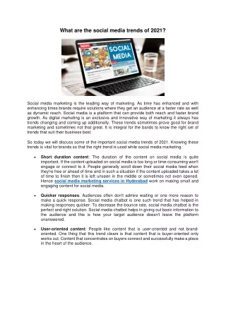 what are the social media trends of 2021