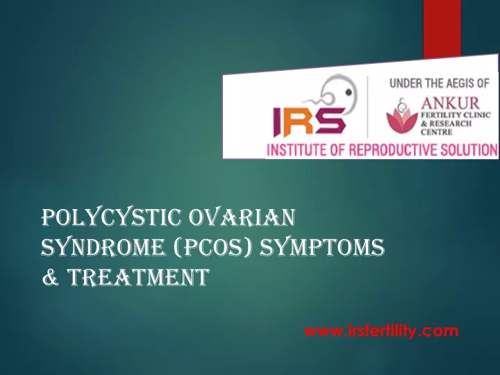 polycystic ovarian syndrome pcos symptoms treatment