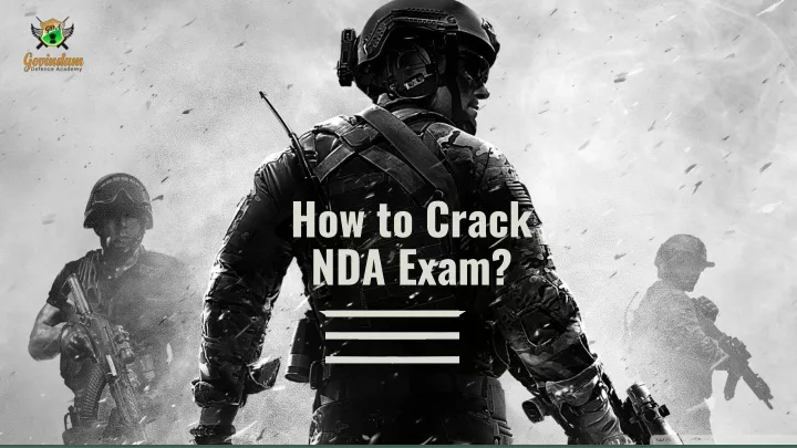 how to crack nda exam