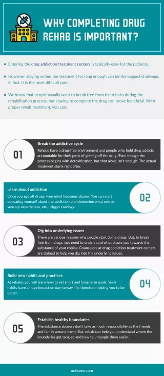 why completing drug rehab is important