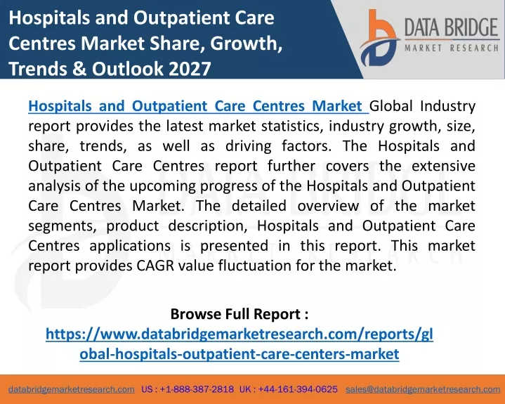 hospitals and outpatient care centres market