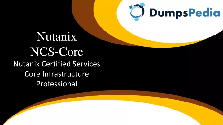 nutanix ncs core nutanix certified services core