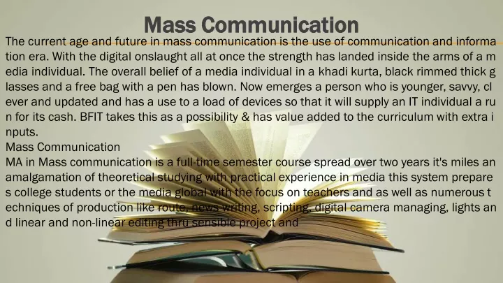 mass communication mass communication