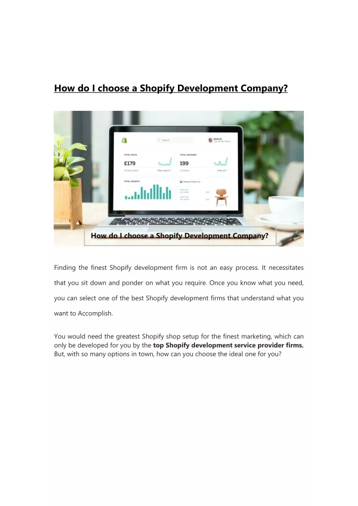 how do i choose a shopify development company