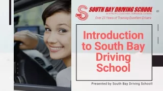 Why Choose South Bay Driving School?