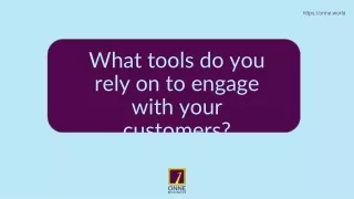What tools do you use for your business_
