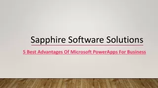 sapphire software solutions