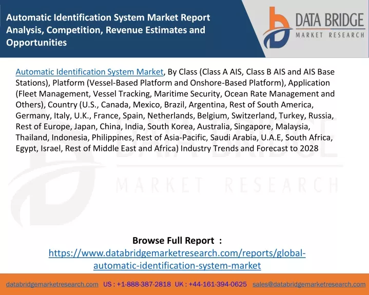 automatic identification system market report