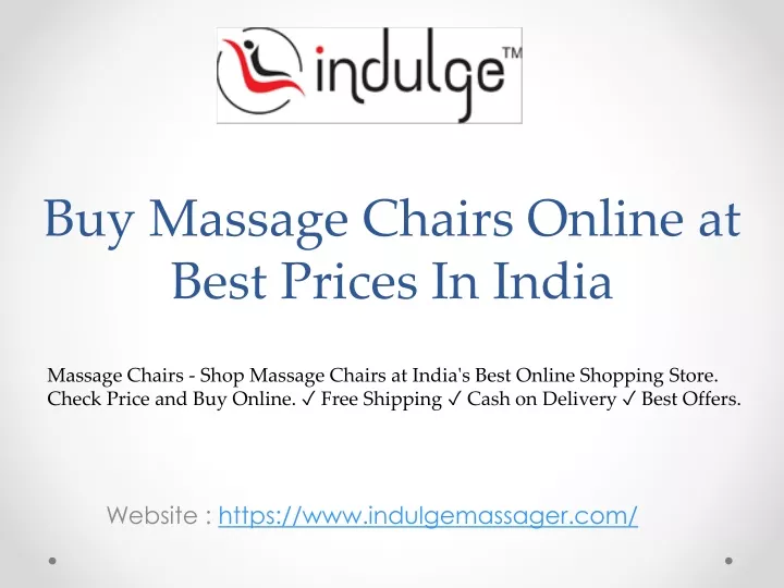 buy massage chairs online at best prices in india