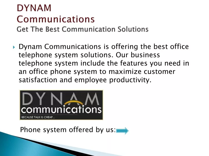dynam communications get the best communication solutions