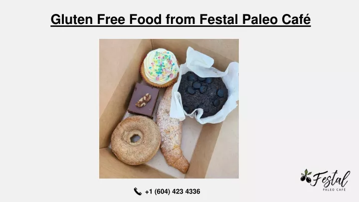 gluten free food from festal paleo caf