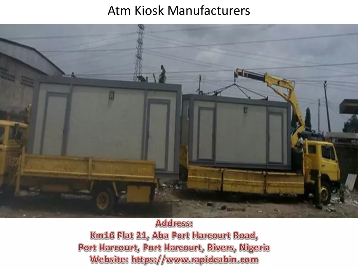 atm kiosk manufacturers