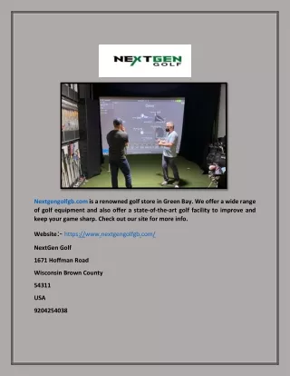 Next Gen Golf | Nextgengolfgb.com