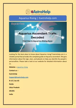aquarius rising eastrohelp com
