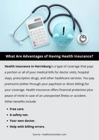 What Are Advantages of Having Health Insurance?