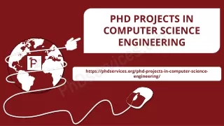 phd projects in computer science engineering