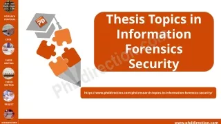 thesis topics in information forensics security
