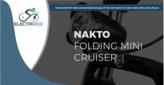 Nakto Folding Mini Cruiser - Buy At Electri-Ride