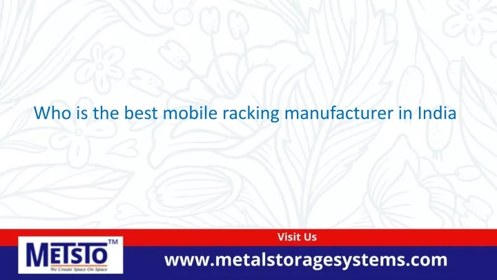 who is the best mobile racking manufacturer