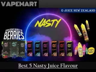 Best 5 Nasty Juice Flavour