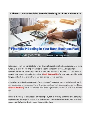 a three statement model of financial modeling