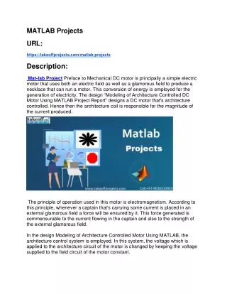 matlab projects url https takeoffprojects