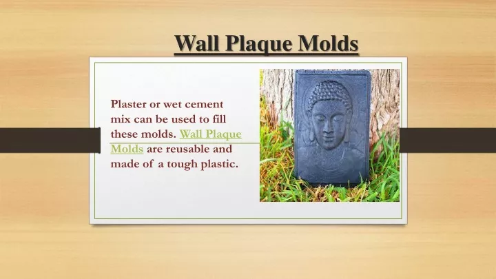 wall plaque molds