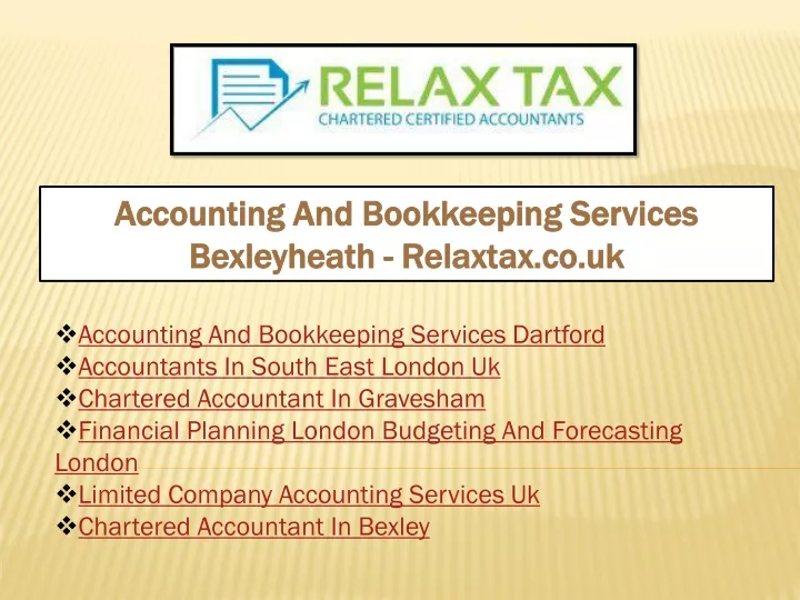 accounting and bookkeeping services bexleyheath