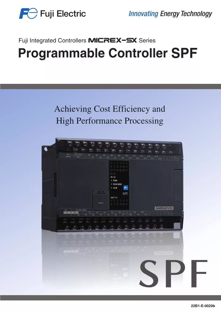 fuji integrated controllers series programmable