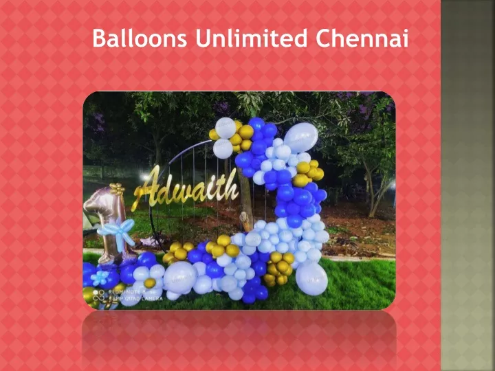 balloons unlimited chennai